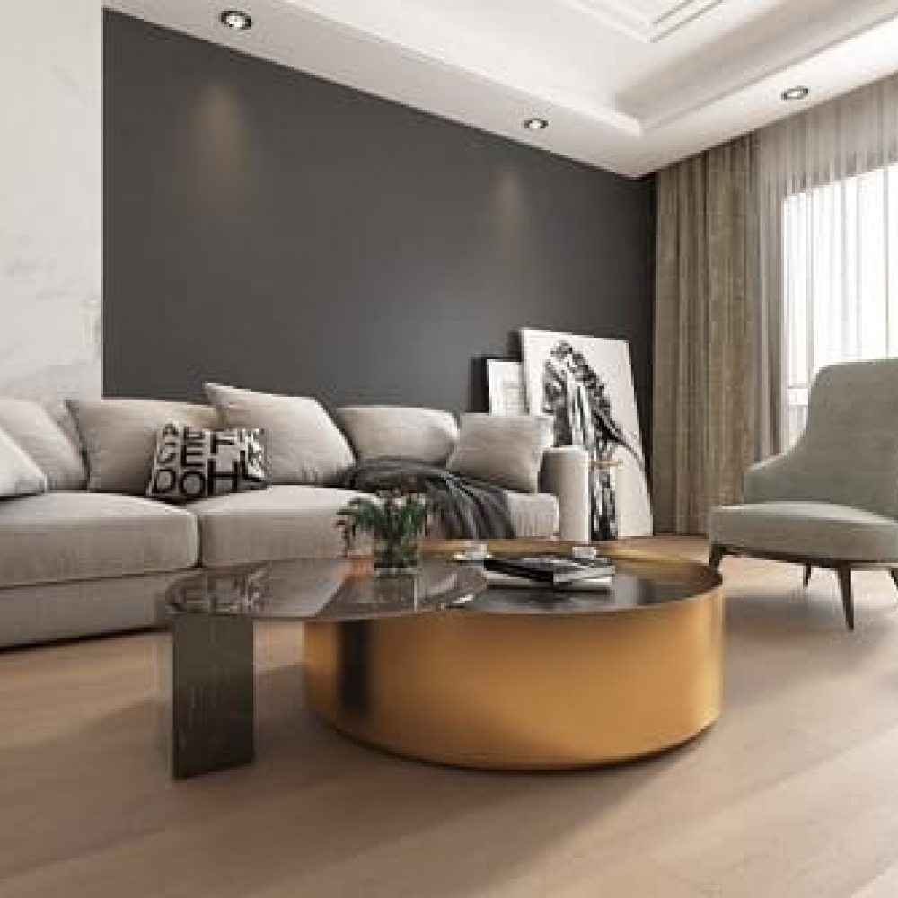 Фото ламінату SPC в інтер'єрі - Valley Oak WD-206-PL
