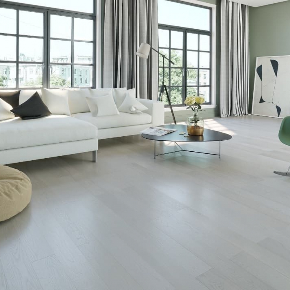 Фото Паркетна дошка в інтер'єрі - Дуб Дюфур