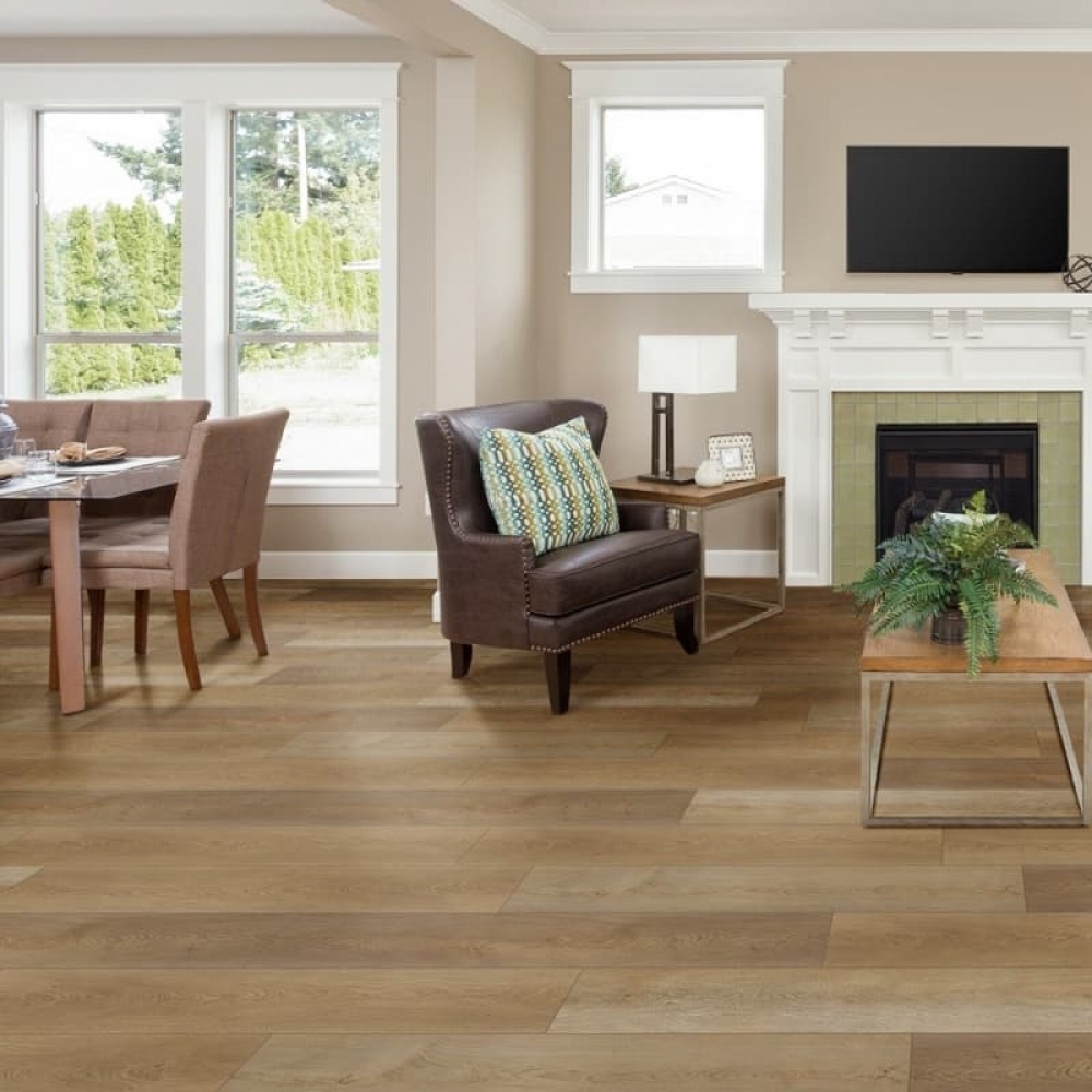 Фото вінілового покриття в інтер'єрі - Elegant Oak EW-2780