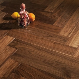 ГОРІХ ШОКОЛАДНИЙ 520 ЛАМІНАТ ALSAFLOOR, 33 КЛАС, 12 ММ, HERRINGBONE
