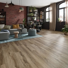 DB296WXL AUTHENTIC OAK BROWN КЛЕЙОВА ВІНІЛОВА ПІДЛОГА LVT WINEO 400