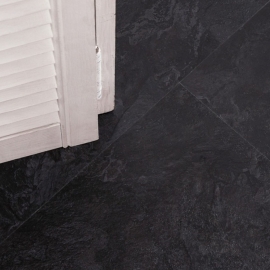 СЛАНЦЕВИЙ ЧОРНИЙ 61607 ВІНІЛОВА ПЛИТКА VINILAM CERAMO VINILAM STONE