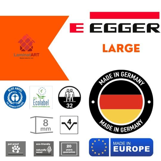 Купити ламінат у Києві, Німецький ламінат, Egger Large, недорого, з доставкою, вологостійкий ламінат, під теплу підлогу, ламінат Egger офіційний сайт, ламінат Egger купити, Egger ламінат офіційний, ламінат Німеччина Egger, ламінат Egger, водостійка підлога Егер, купити Егер Київ, Егер купити Київ, 32 клас ламінат, 8 мм товщина, ламінат з фаскою