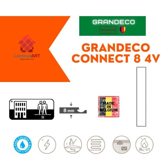 Характеристики ламінату GRANDECO CONNECT 8 4V Купити ламінат у Києві, бельгійський ламінат, Grandeco Connect 8 4V, недорого, з доставкою, водостійкий ламінат, під теплу підлогу, 8 мм, ламінат Grandeco офіційний сайт, ламінат Grandeco купити, Grandeco ламінат офіційний, ламінат Бельгія Grandeco, ламінат Grandeco, водостійка підлога Грандеко, купити Грандеко Київ, Грандеко купити Київ, 32 клас ламінат