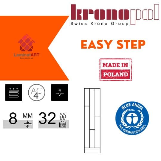 Характеристики Kronopol Easy Step Купити ламінат у Києві, польський ламінат, Kronopol Easy Step, недорого, з доставкою, водостійкий ламінат, під теплу підлогу, 8 мм, ламінат Kronopol офіційний сайт, ламінат Kronopol купити, Kronopol ламінат офіційний, ламінат Польша Kronopol, ламінат Kronopol, водостійка підлога Кронопол, купити Кронопол Київ, Кронопол купити Київ, ламінат 32 клас