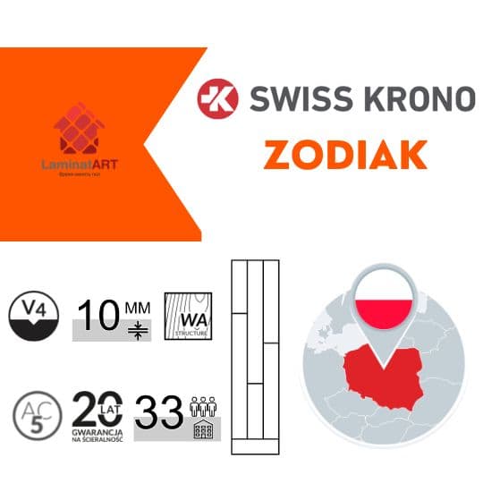 Характеристики Swiss Krono Zodiak Купити ламінат у Києві, польський ламінат, Swiss Krono Zodiak, недорого, з доставкою, вологостійкий ламінат, під теплу підлогу, 10 мм, ламінат Swiss Krono офіційний сайт, ламінат Swiss Krono купити, Swiss Krono ламінат офіційний, ламінат Польша Swiss Krono, ламінат Swiss Krono, вологостійкий підлога Свіс Кроно, купити Свіс Кроно Київ, Свіс Кроно купити Київ, ламінат 33 клас